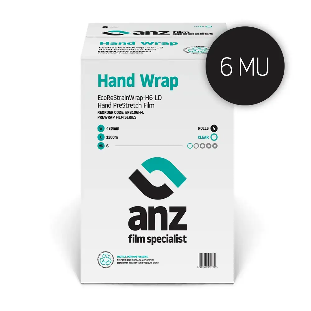 Hand Wrap Carton 4 Rolls 6 mu