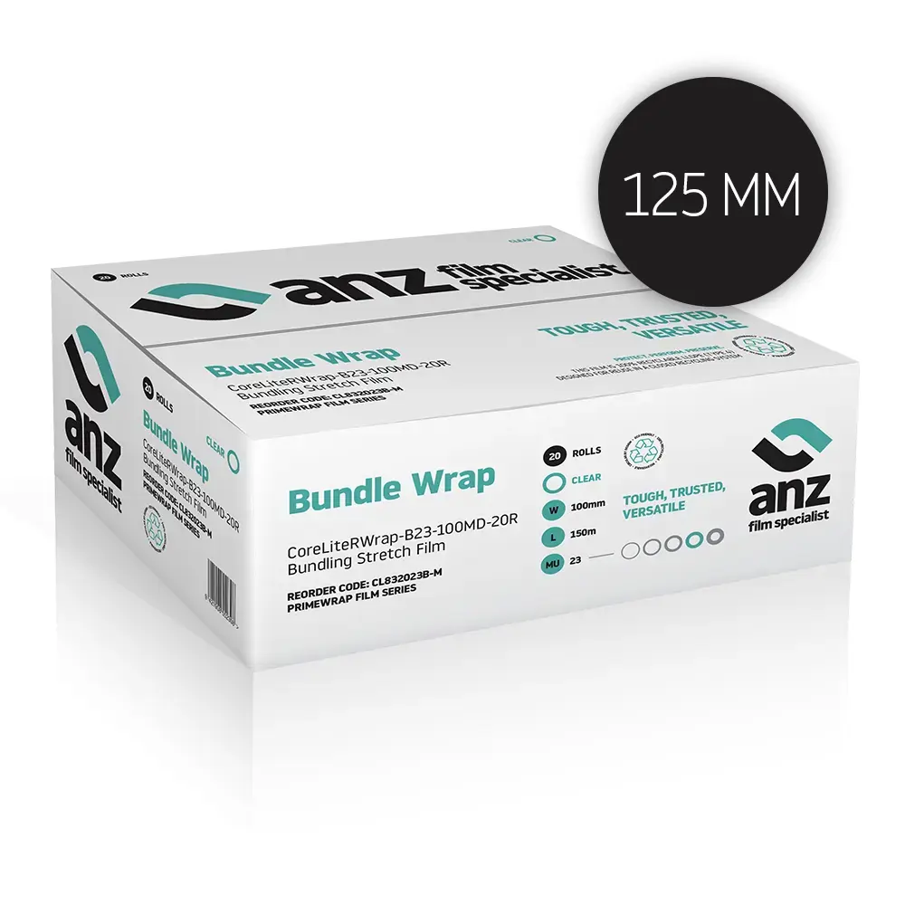 bundle wrap 125mm 20 rolls