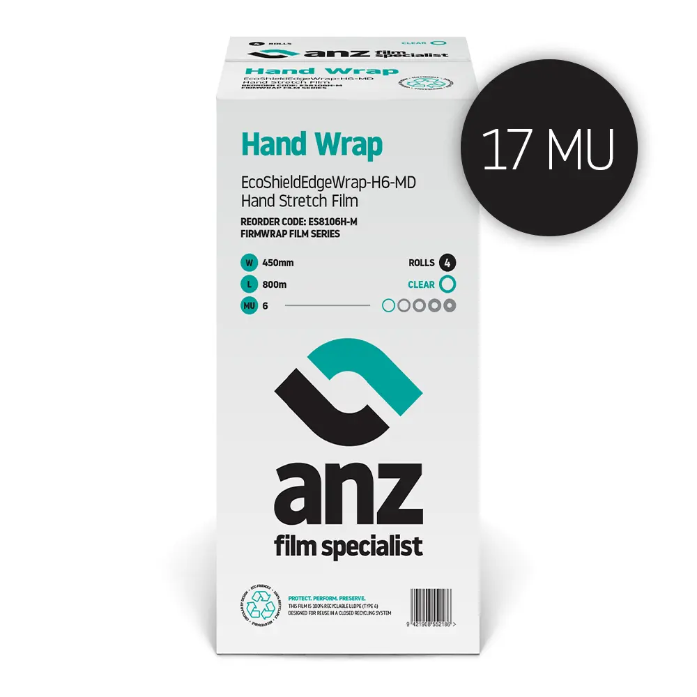 Hand Wrap Carton 4 Rolls 17 mu