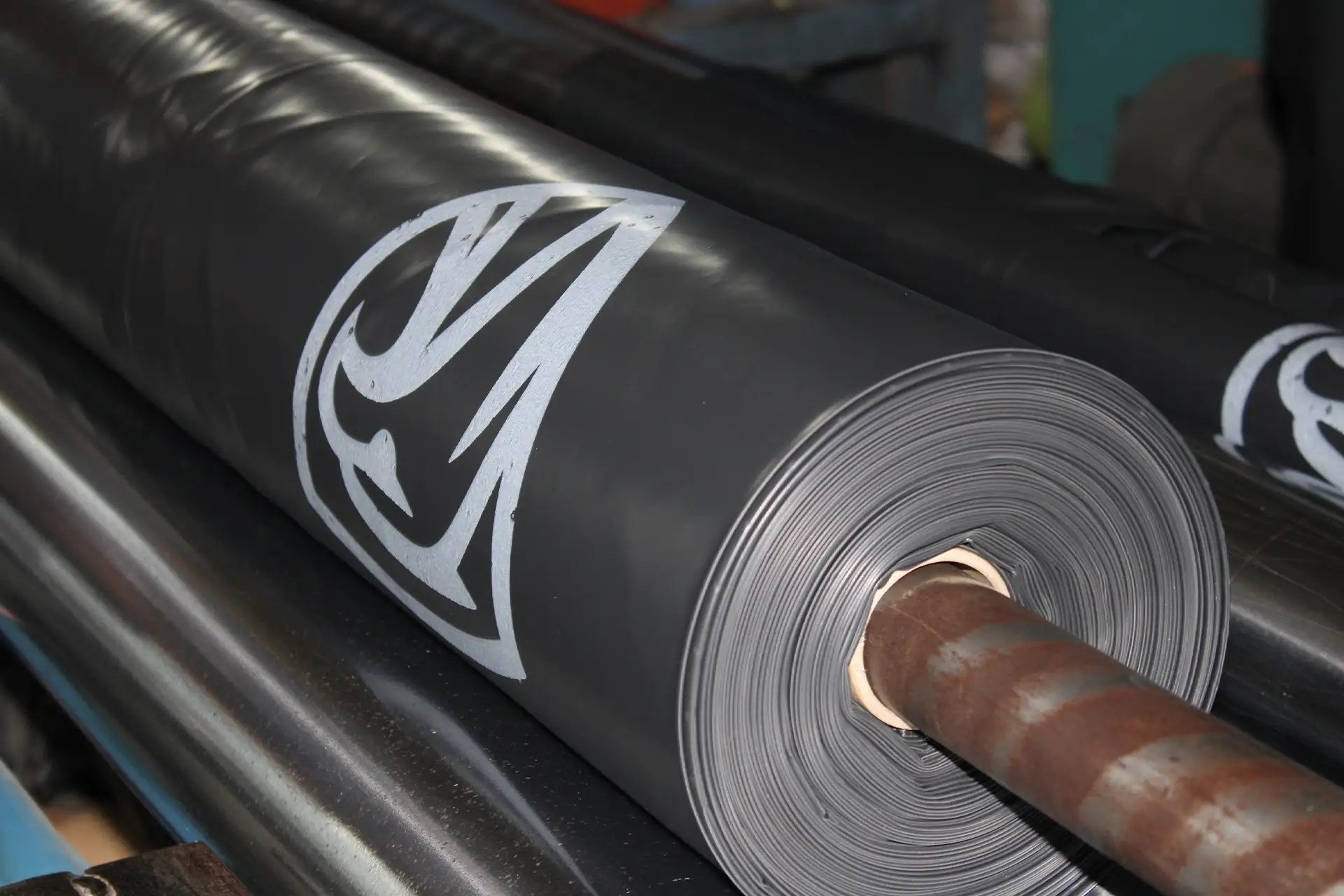 black plastic film